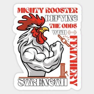 Mighty Rooster Sticker
